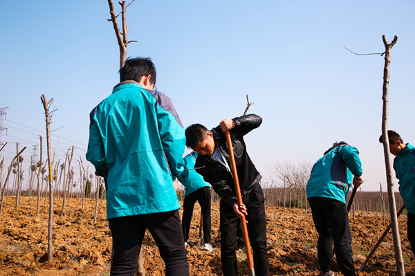 “攜手植樹(shù)，共創(chuàng)藍(lán)天”丨南京新華師生共筑新華育才林